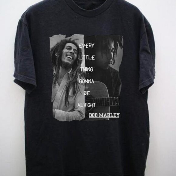 Other - Bob Marley Every Little Thing Gonna Be Alright Quotes Fan Shirt